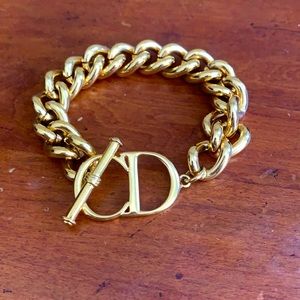 Christian Dior Gold Chain bracelet